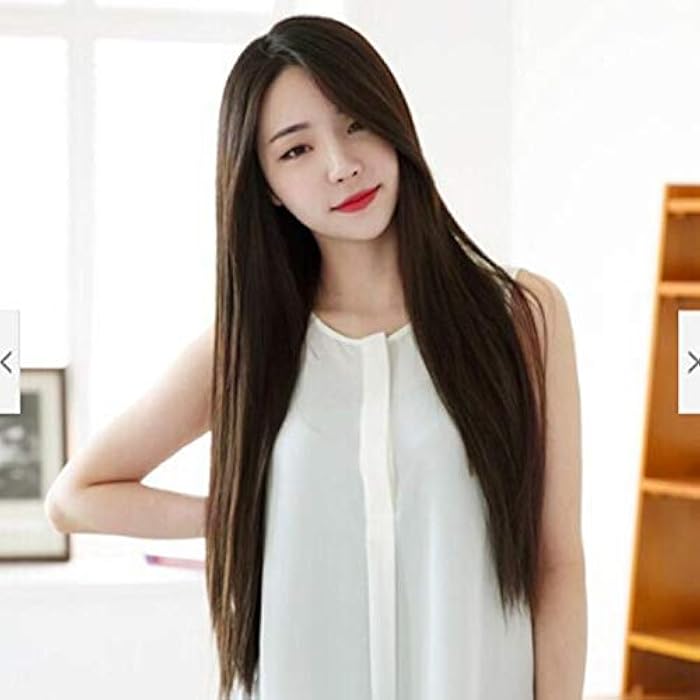 DILLARDS Women's Fashion Wig Wig Piece Black 60Cm - Image 5